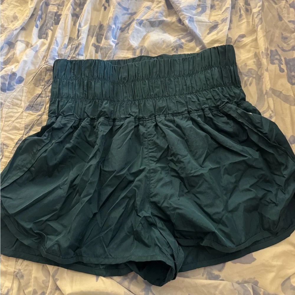 Free People Movement Green Shorts